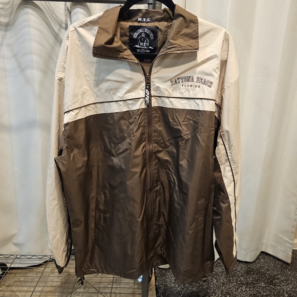 Bear Trading Co Other - Men's Brown and Tan Windbreaker Daytona Beach